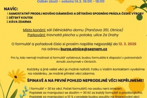 Burza Otnice jaro 2026