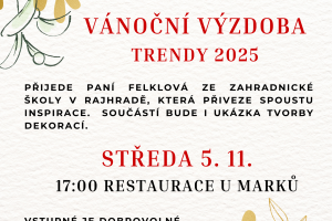 Vánoční výzdoba 2025